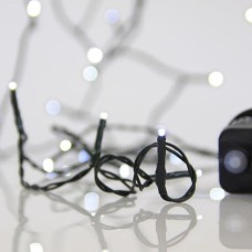 Χριστουγεννιάτικα λαμπάκια 180 LED σε ψυχρό φως με πράσινο καλώδιο | Eurolamp | 600-11520